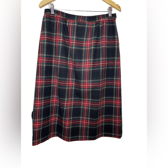 Vintage women’s Pendleton Plaid Wool Skirt School Girl Preppy Uniform pl… - Picture 1 of 13